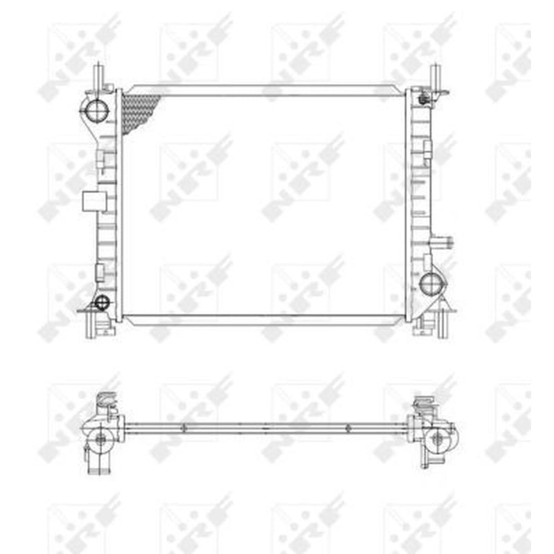 NRF Engine Radiator 509614