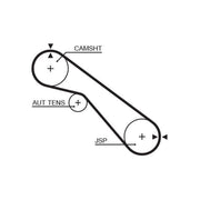 Gates Timing Belt Kit with Rollers K035405XS