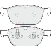 Fahren Front Brake Pad Set fits Volvo XC60 I 2013-2017