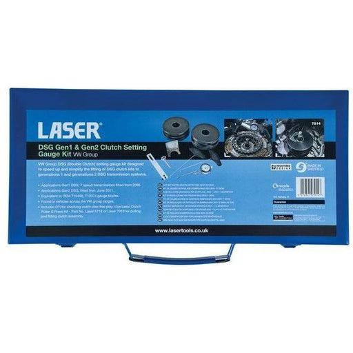 Laser DSG GEN1 and GEN2 Clutch Setting Gauge Kit 7914 Laser  - Town Parts