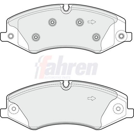 Fahren Front & Rear Brake Discs & Pads fits Land Rover Range Rover 2006-2012