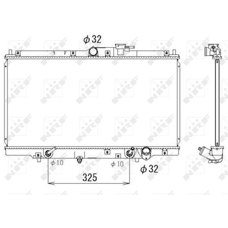 NRF Engine Radiator 53328