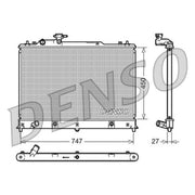 Denso Engine Radiator DRM44025