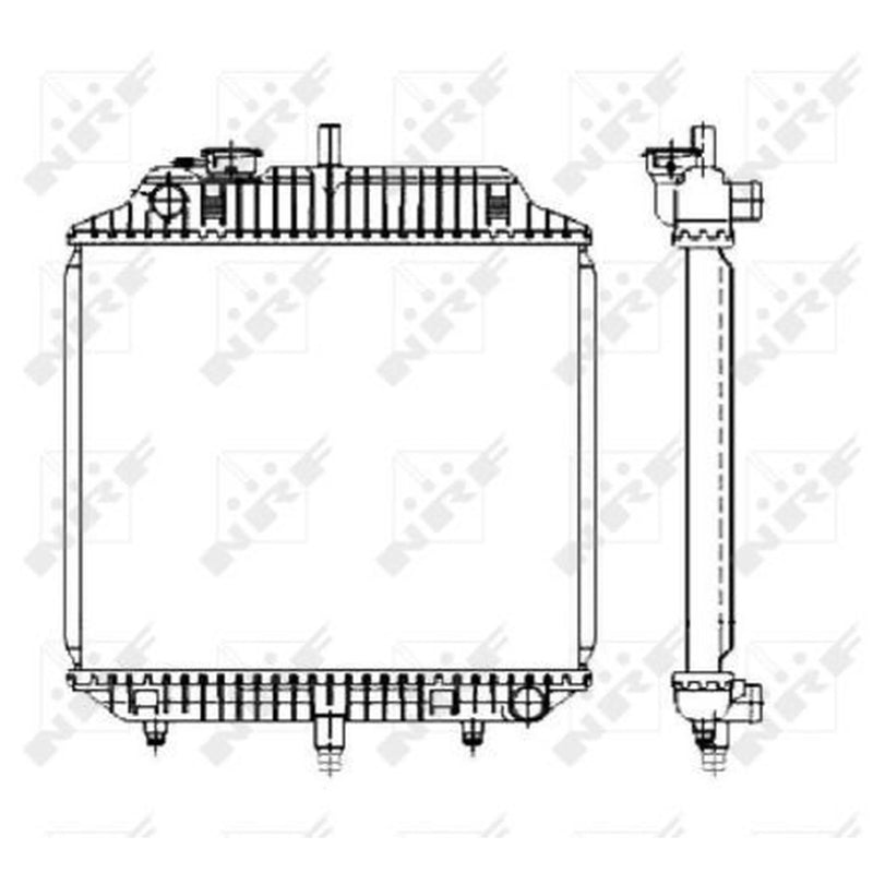 NRF Engine Radiator 504271