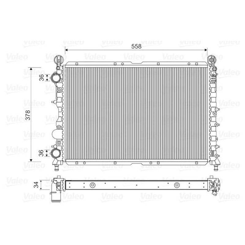 Valeo Engine Radiator 731591