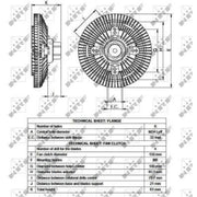 NRF Radiator Fan Clutch 49552