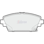 Fahren Front Brake Pad Set fits Honda Accord 1999-2002 1.8 2.0