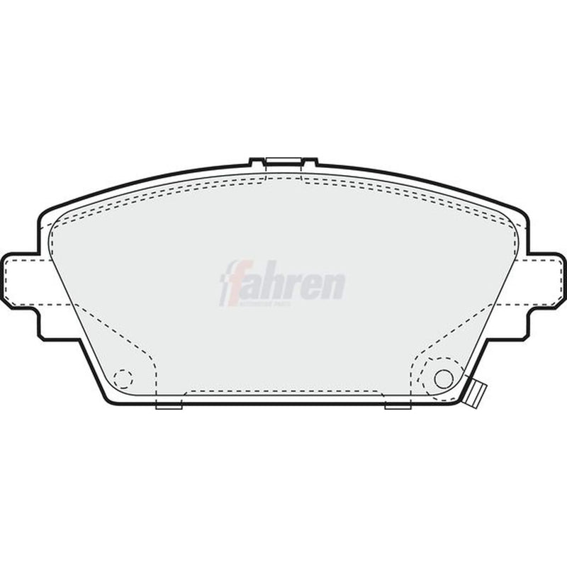 Fahren Front Brake Pad Set FBP3133