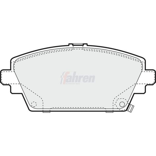 Fahren Front Brake Pad Set FBP3133