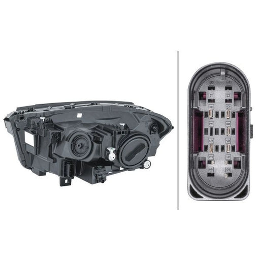 Hella Headlight Headlamp H7/H7 Right 1LG 013 074-141