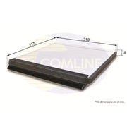 Comline Cabin Air Filter (Pollen Filter) EKF136
