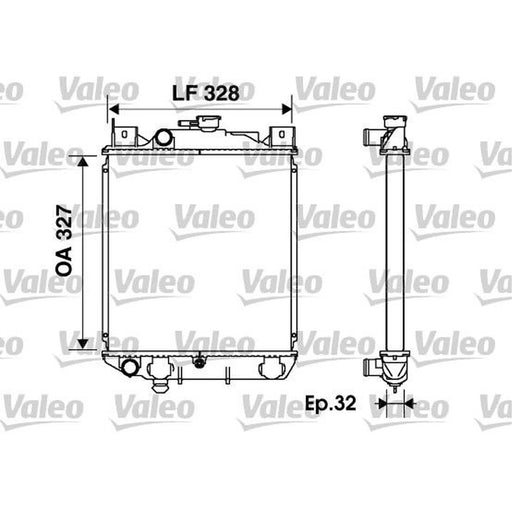 Valeo Engine Radiator 734166