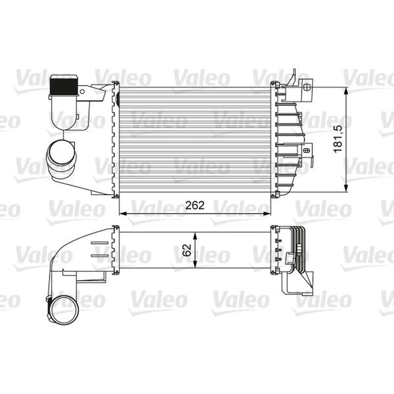 Valeo Intercooler (Charge Air Cooler) 818627