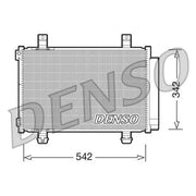Denso Air Conditioning Condenser fits Opel Agila B 2008-2014 1.0 1.2