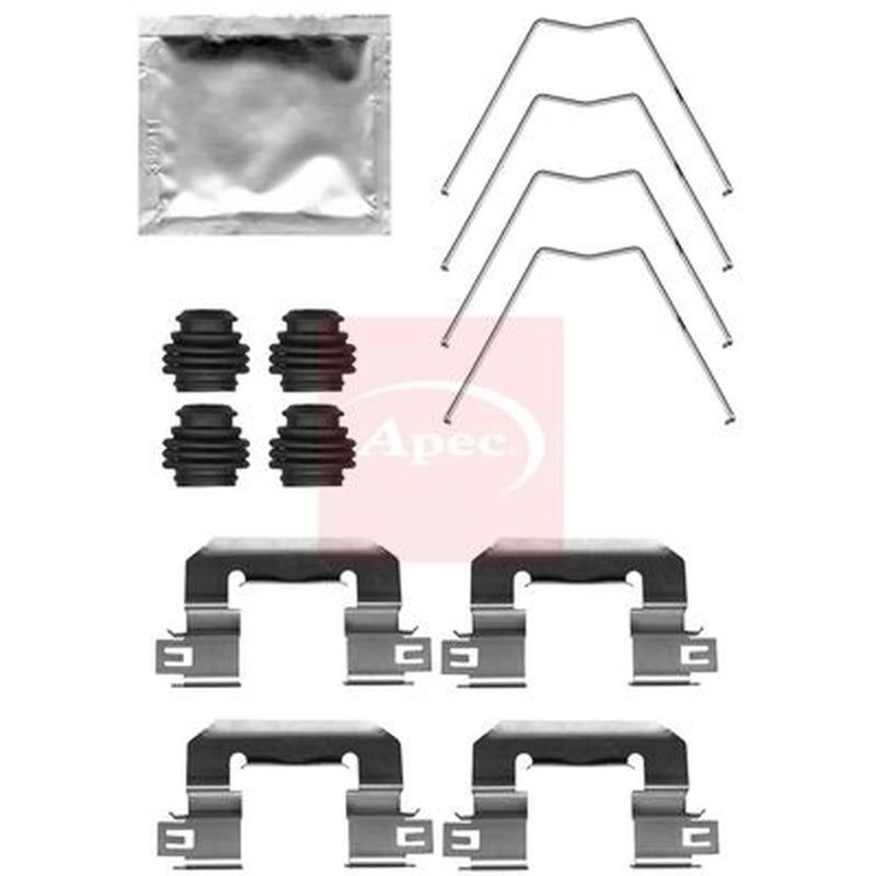 Apec Brake Pad Accessory Fitting Kit Front KIT1500