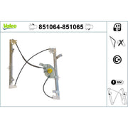 Valeo Electric Window Regulator Lifter Left Front 851064