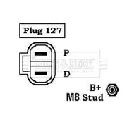 Borg & Beck Car Alternator 12V BBA2190