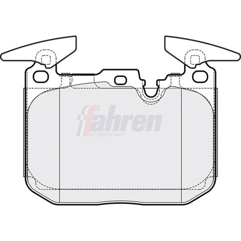 Fahren Front Brake Pad Set fits BMW 1 Sports Hatch 2011-2019