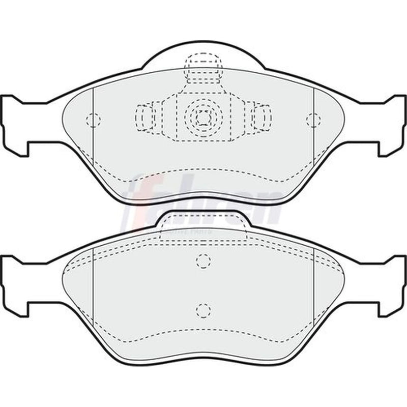 Fahren Front Brake Pad Set FBP3048