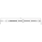 Juratek Brake Hydraulic Hose Line Right JBH1326