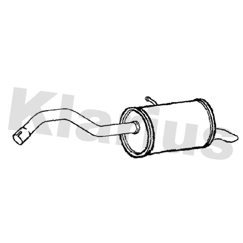 Klarius Box With Tail Pipe Rear RN1007K