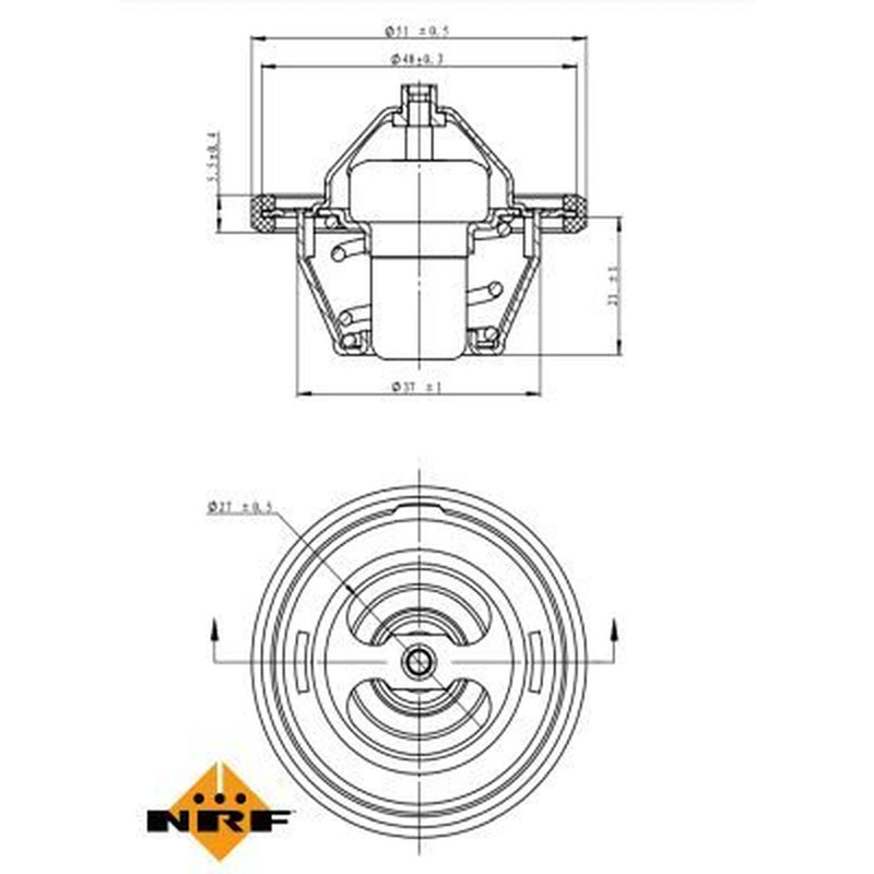 NRF Thermostat,Coolant 725149
