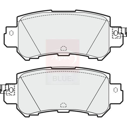 Apec Rear Brake Pad Set PD3727