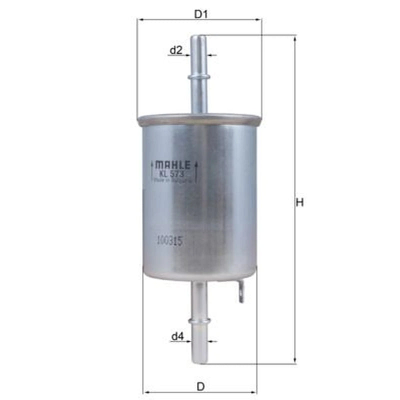 Mahle Fuel Filter Element KL 573