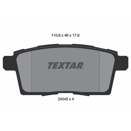 Textar Rear Brake Pad Set 2454501