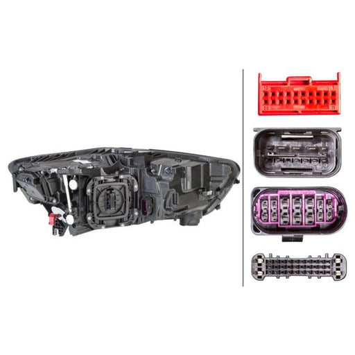 Hella Headlight Headlamp LED Left 1EX 012 976-111