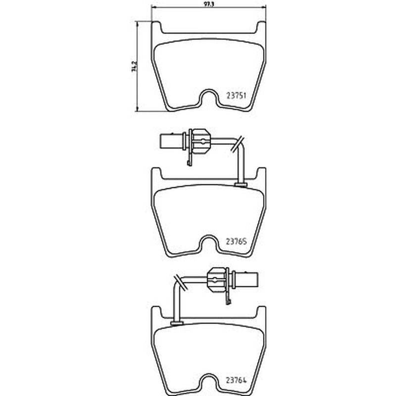 Mintex Front Brake Pad Set MDB2601