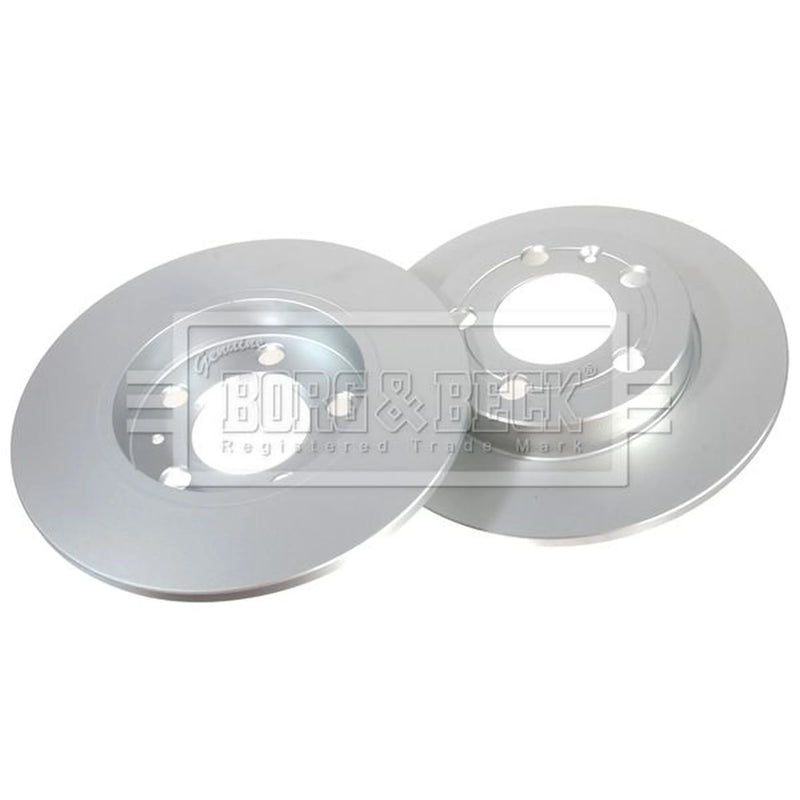 Borg & Beck 2 x Solid Rear Brake Discs BBD4274-x2