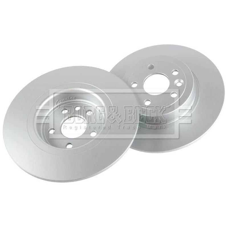 Borg & Beck 2 x Rear Brake Discs BBD5513