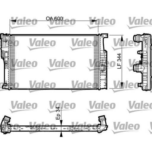 Valeo Engine Radiator 735493