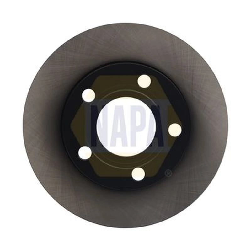 NAPA 2 x Solid Rear Brake Discs NBD5300-x2