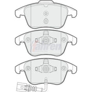 Fahren Front Brake Pad Set fits Audi Q3 2011-2018 1.4 2.0