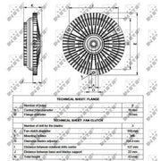 NRF Radiator Fan Clutch 49540