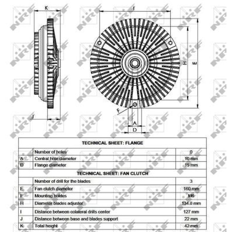 NRF Radiator Fan Clutch 49540