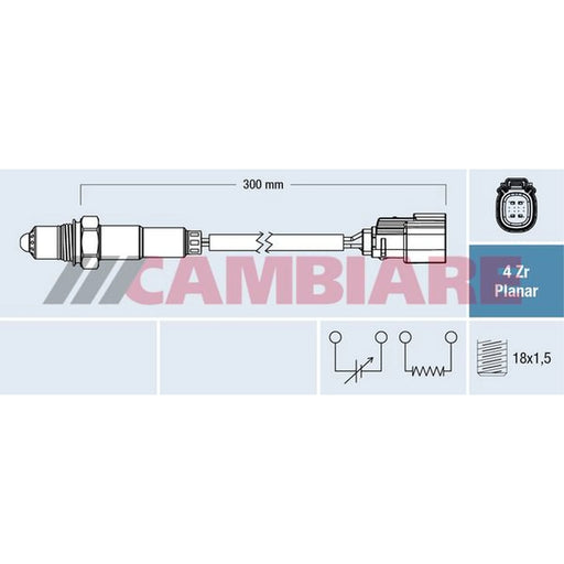 Cambiare O2 Lambda Oxygen Sensor before catalytic converter VE381867