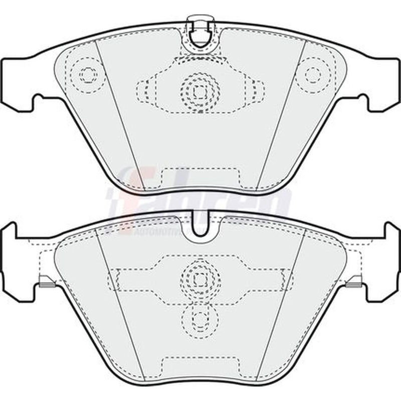 Fahren Front Brake Pad Set fits BMW 1 2011-2012
