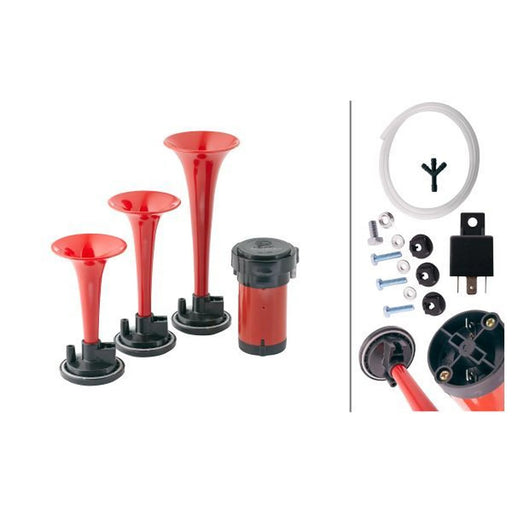 Hella Trumpet Style Car Horn 3PD 003 001-671