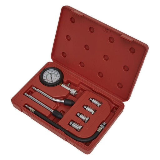 Sealey Petrol Engine Compression Test Kit 8pc CT955 Sealey  - Town Parts