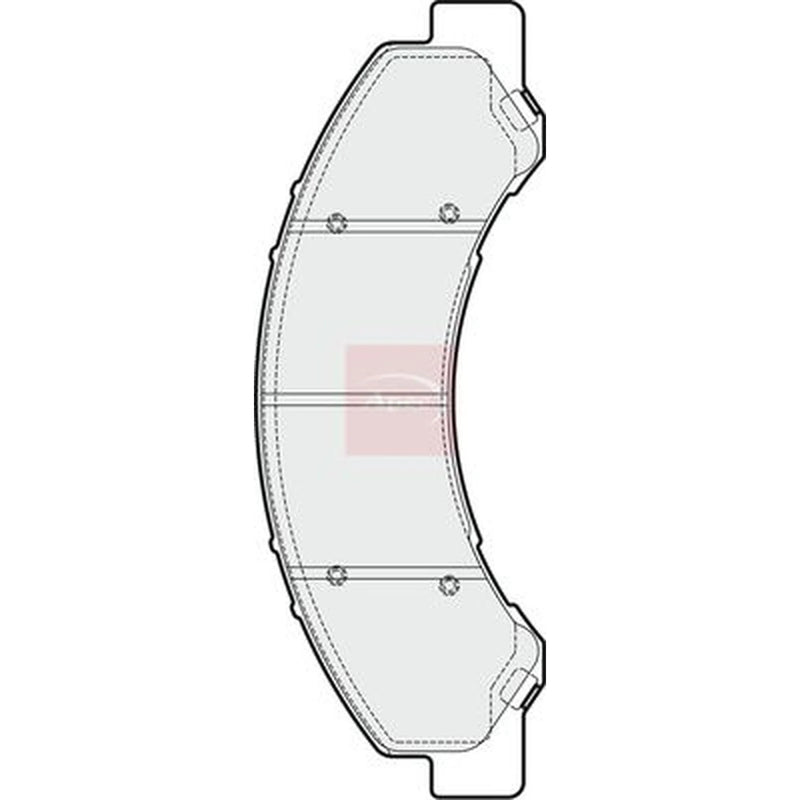 Apec Front Brake Pad Set PAD1889