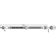 Juratek Brake Hydraulic Hose Line Front Left JBH1082L