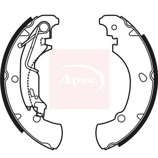 Apec Brake Shoe Set Axle Kit SHU667