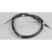 Borg & Beck Handbrake Cable Right Rear BKB2381