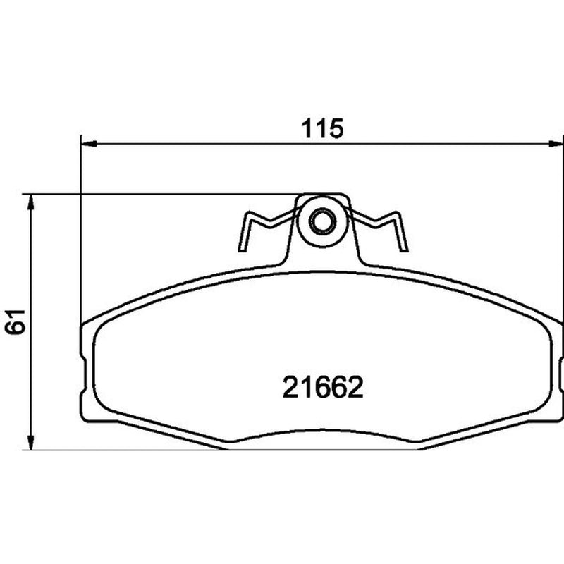 Mintex Front Brake Pad Set MDB1913