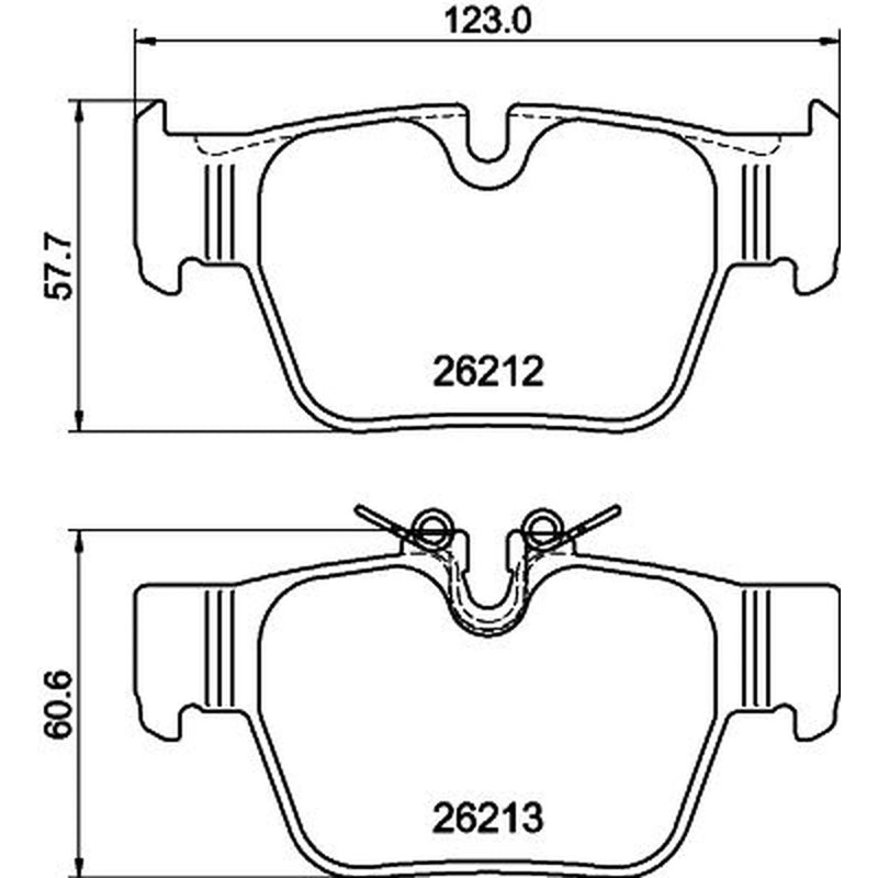 Mintex Rear Brake Pad Set MDB3463