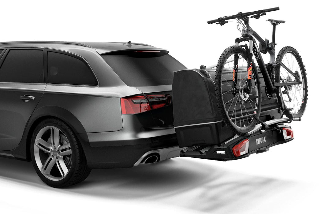 Thule BackSpace XT foldable towbar carrier cargo black Towbar cargo carrier - Thule - Van Life Living