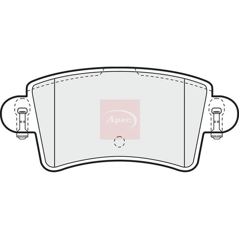 Apec Rear Brake Pad Set PAD1197